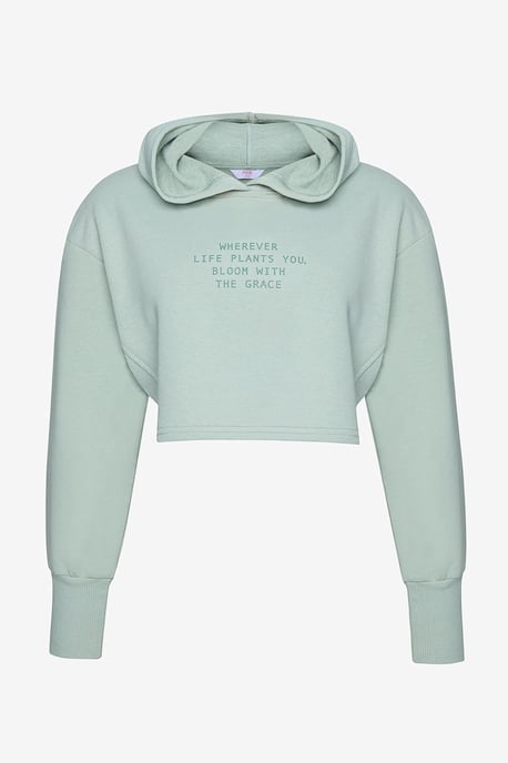 Kvinnors Kortärmad Tryckt Hoodie - Image 6