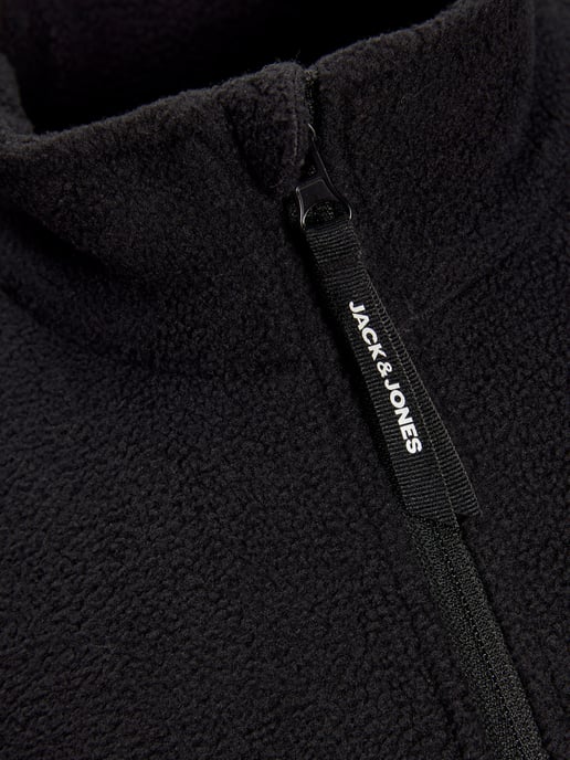 Jack & Jones Vest Flame Fleece Jacket Grey - Image 2