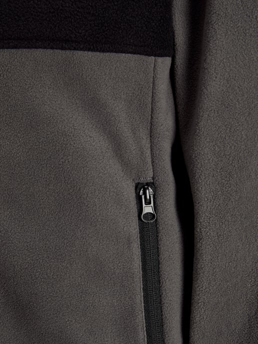 Jack & Jones Vest Flame Fleece Jacket Grey - Image 3