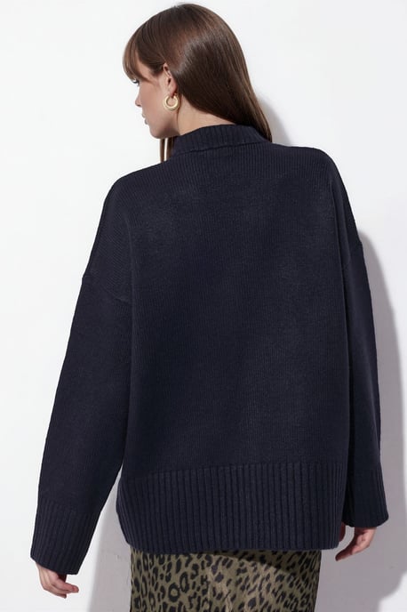 Geribbelde V-hals Knopen Cardigan - Image 2