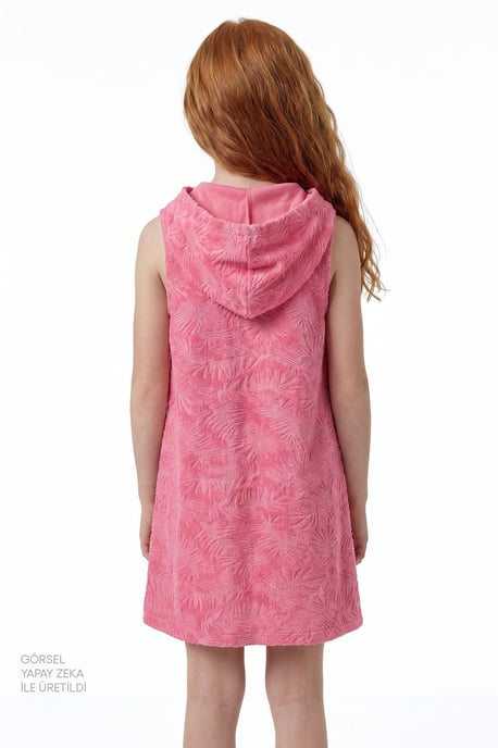Textured Knit Mini Kaftan Cover-Up - Image 3