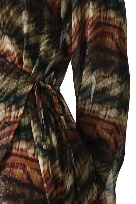 Etnische Geweven Midi Strand Kimono - Image 5
