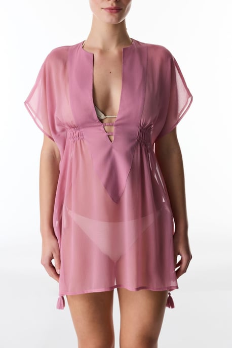 Vrouwen Mini Geweven Strandcover-up Met Kwastjes - Image 3