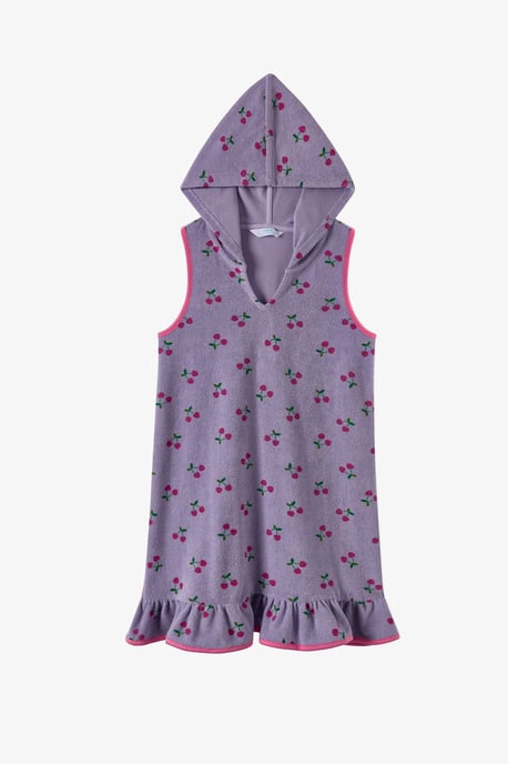 Tryckt Stickad Mini Kaftan Täckning - Image 3