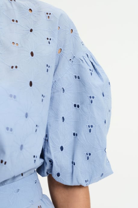 Geborduurd Katoenen Biquini Kimono met Ceintuur - Image 3