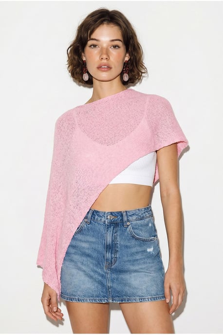 Women’s Knit Cut-Out Beach Cover-Up - Image 1