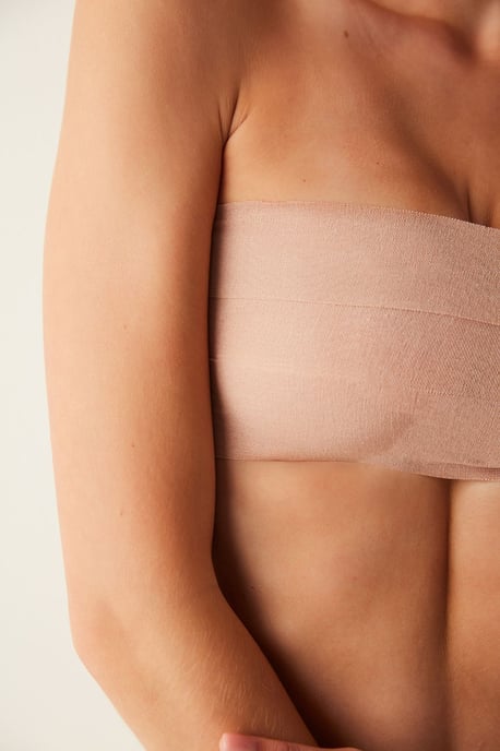 Halkfri bomullsjersey bralette - Image 6