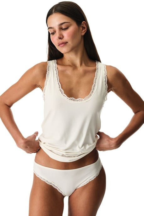 Spetsdetaljerad Stickad Cami Blus - Image 2