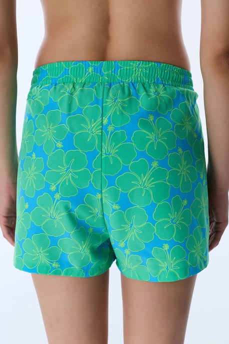 Bloemige Geweven Shorts met Elastische Taille - Image 2