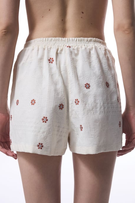 Floral Woven Mini Shorts - Image 2