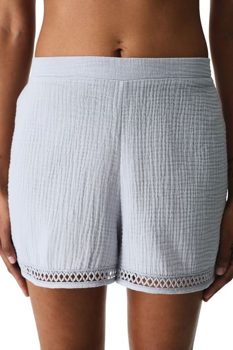 Women's Cotton Mid-Waist Pull-On Shorts - Image 1