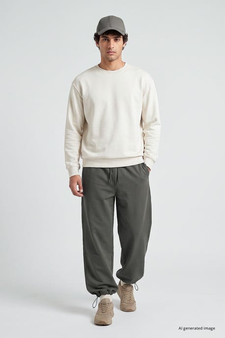 Heren Katoenmix Joggingbroek - Image 1
