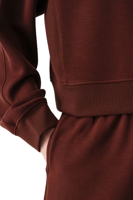 Oversized Knitted Crew Neck Sweatshirt - Image 4
