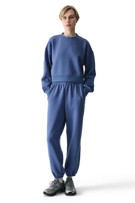 Oversized Knitted Crew Neck Sweatshirt - Image 5