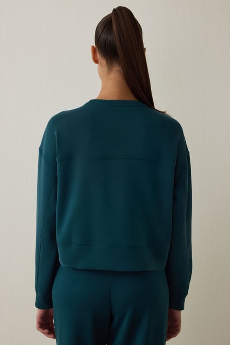 Effen Crew Neck Midi Sweatshirt - Image 5