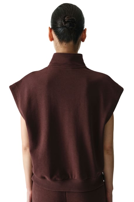 Mouwloze Half-zip Sweater - Image 2