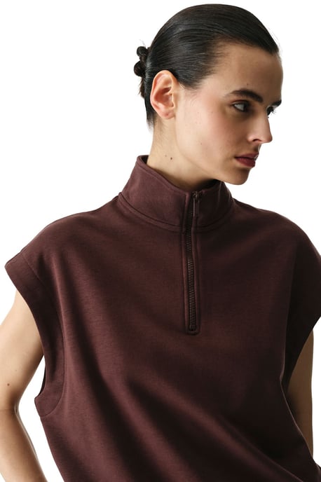 Mouwloze Half-zip Sweater - Image 4