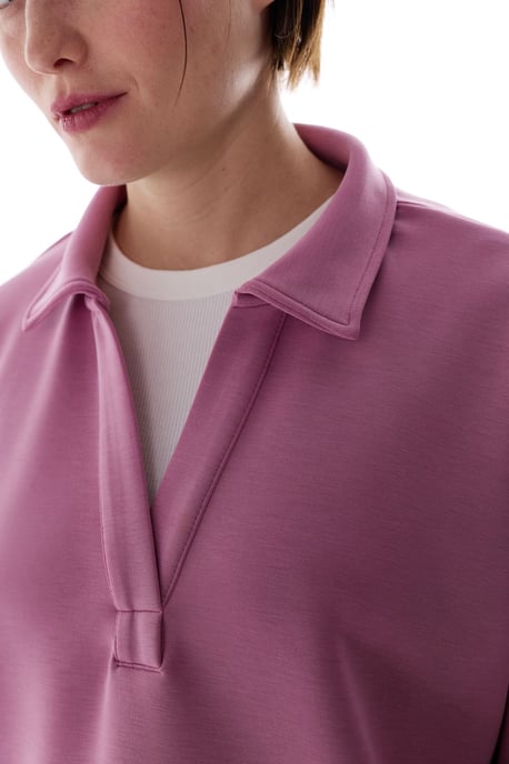Oversized Gebreide Sweatshirt Met Strik decolleté - Image 4