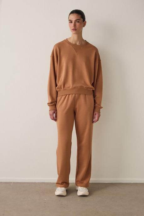 Dams oversized kort crew-neck sweatshirt - Image 2