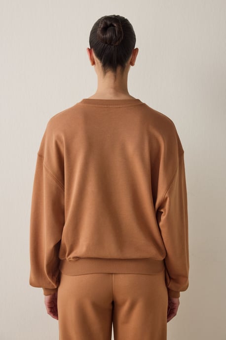 Dams oversized kort crew-neck sweatshirt - Image 5
