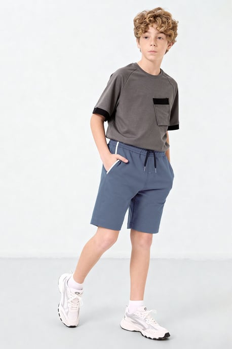 Jongens Katoenmix Korte Broek - Image 2