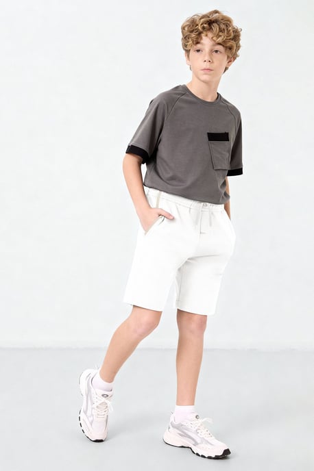 Jongens Katoenmix Korte Broek - Image 3