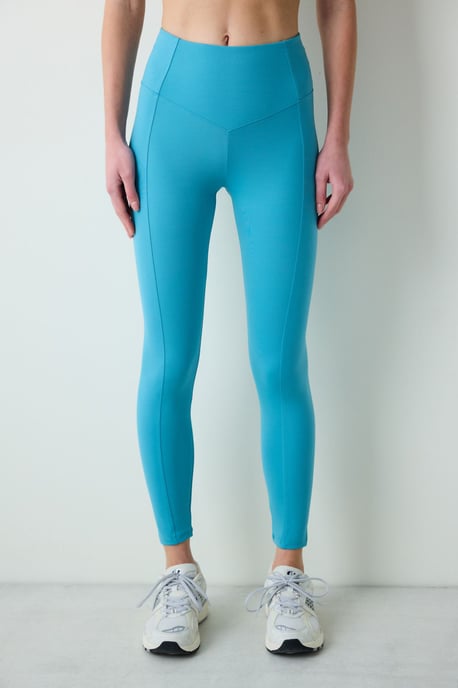 Enkel-lange gebreide jersey tights - Image 2