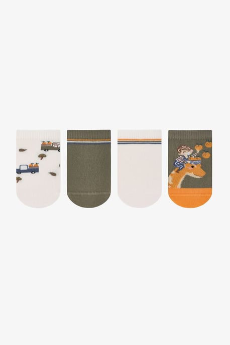 Ungdomscrewstrumpor, 4-pack - Image 1