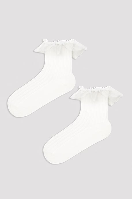 Frilly Crew Socks - Image 2