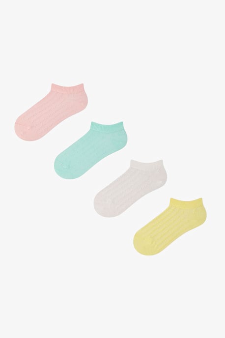 4-Pack Ribbade Strumpor - Image 1