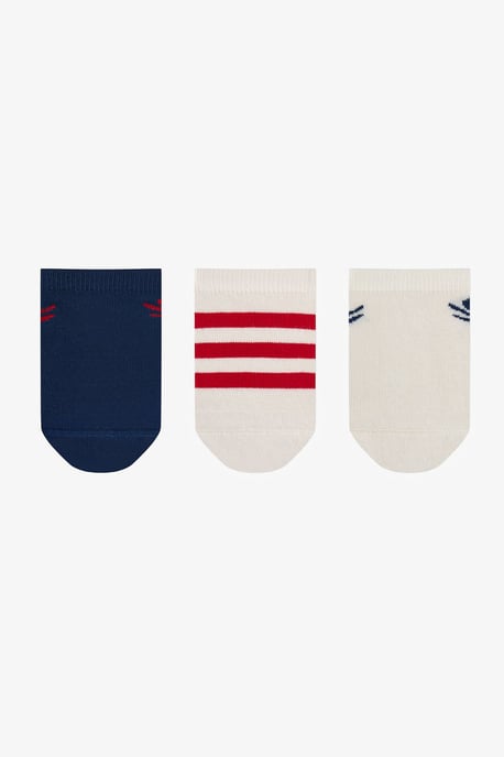 3-Pack Striped Crew Socks - Image 1