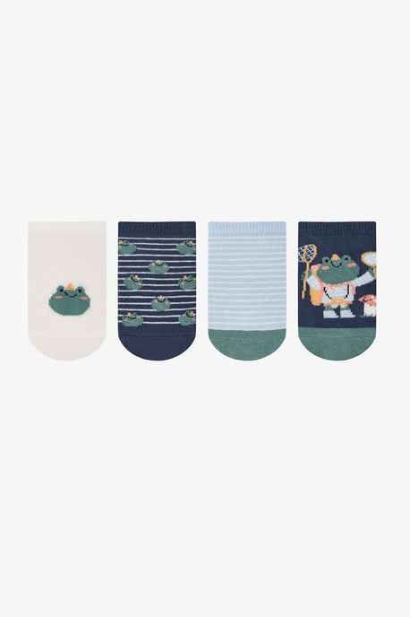 Youth 4-Pack Crew Socks - Image 1