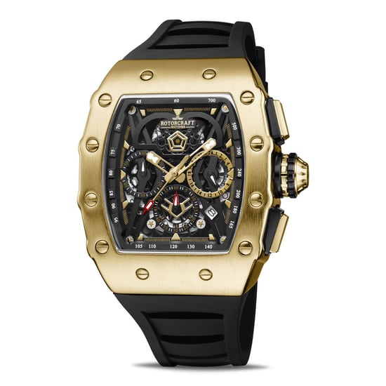 Rotorcraft Horloge Commander Goud - Image 1