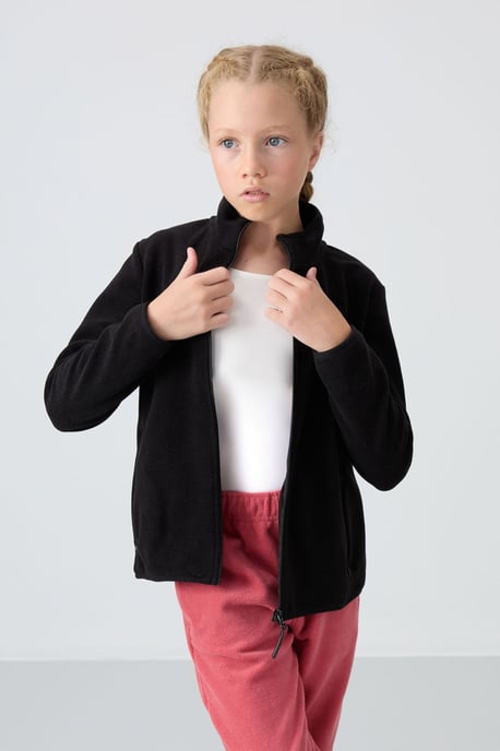 Youth Unisex Hooded Zip Sweatshirt - Image 5