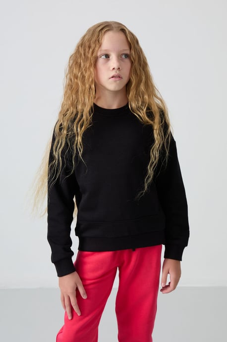 Youth Unisex Cotton-Blend Sweatshirt - Image 2