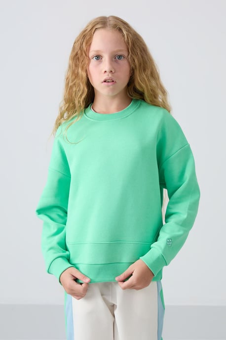 Youth Unisex Cotton-Blend Sweatshirt - Image 4
