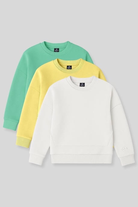 Youth Unisex Cotton-Blend Sweatshirt - Image 1