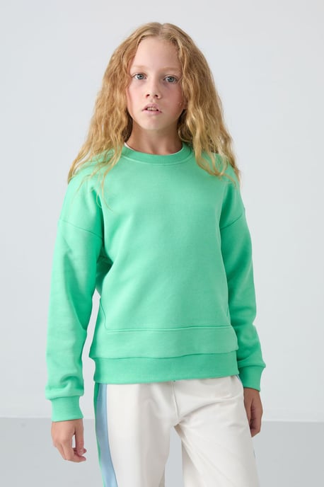 Youth Unisex Cotton-Blend Sweatshirt - Image 4