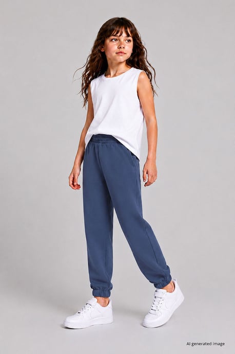 Jeugd Unisex Tappered Joggingbroek - Image 2