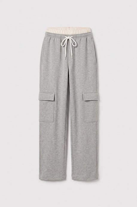 Jeugd Unisex Elastische Taille Wijde Pijpen Joggingbroek - Image 1