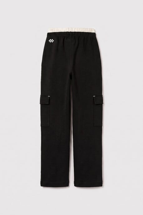 Jeugd Unisex Elastische Taille Wijde Pijpen Trainingsbroek - Image 4