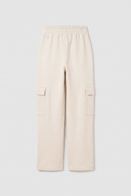 Youth Unisex Elastic Waist Wide Leg Sweatpants - Image 2