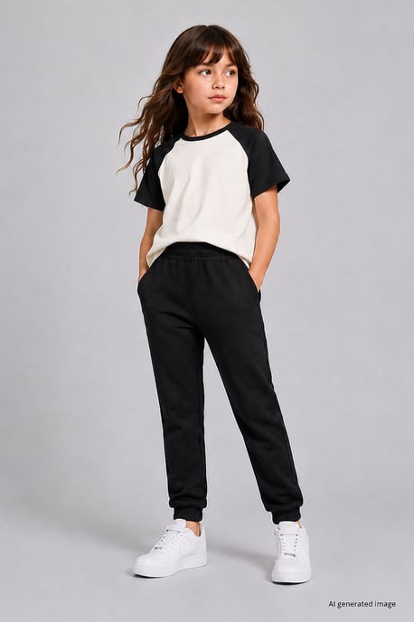 Youth Unisex Tapered Sweatpants - Image 2