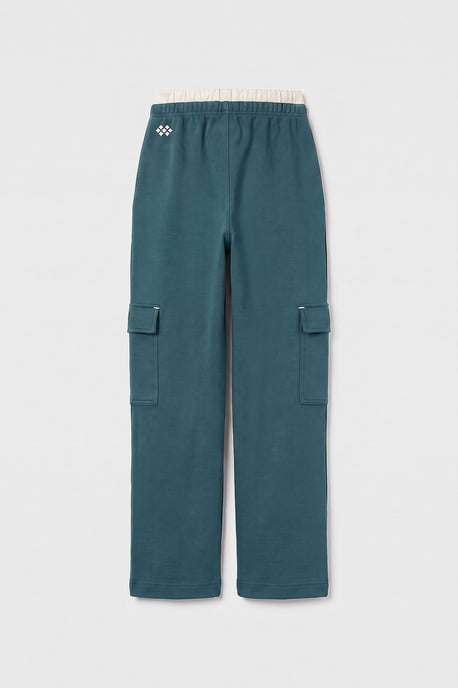Youth Unisex Elastic Waist Wide Leg Sweatpants - Image 4