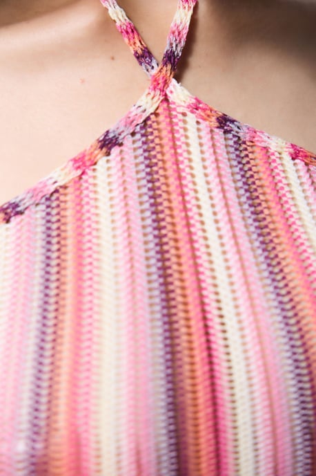 Striped Halter Crop Top - Image 6