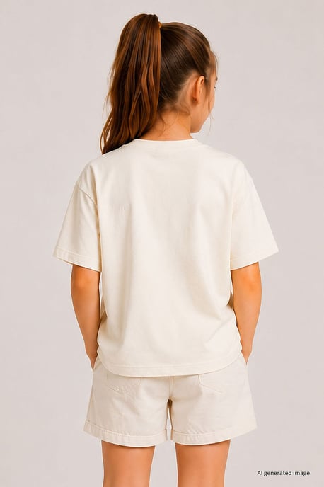 Youth Unisex Cotton-Blend T-Shirt - Image 3