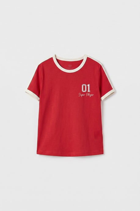 Unisex Katoen Elastaan T-shirt voor Jongeren - Image 4