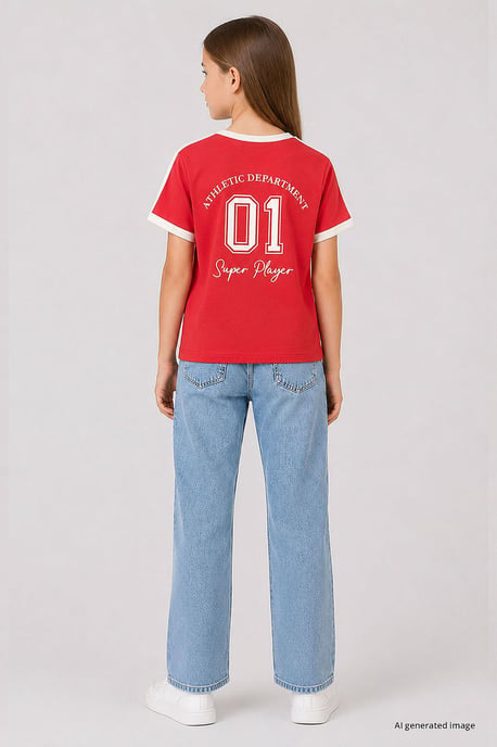 Unisex Katoen Elastaan T-shirt voor Jongeren - Image 6
