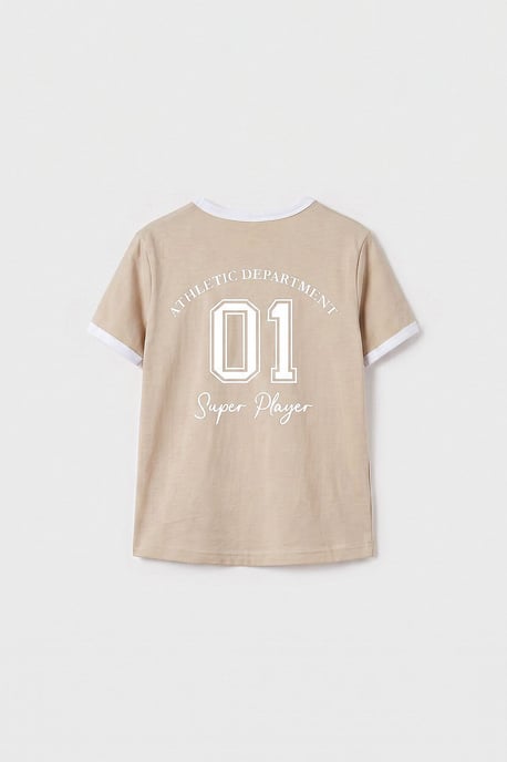 Youth Unisex Cotton Elastane T-Shirt - Image 2