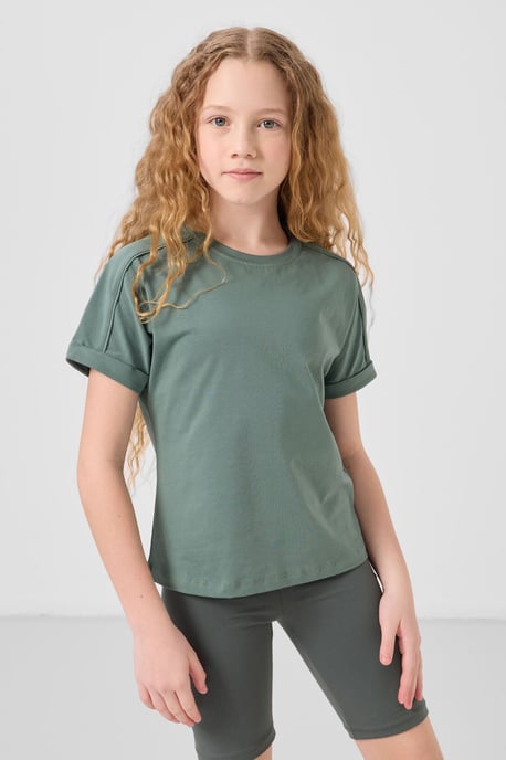 Unisex Katoen Elastaan T-shirt voor Jongeren - Image 1